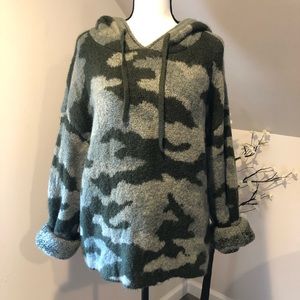 Pink Victoria’s Secret Camo Sweatshirt LARGE